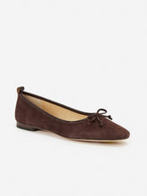 J.McLaughlin Anastasia Suede Flats Dark Brown | Women Shoes & Accessories