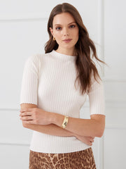 J.McLaughlin Angelica Sweater Ivory | Women Sweaters