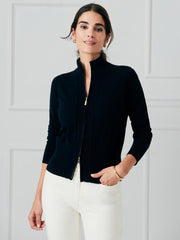J.McLaughlin Anya Cashmere Cardigan Black | Women Sweaters