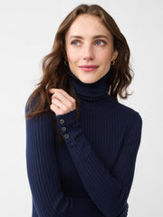 J.McLaughlin Arlette Turtleneck Navy | Women Sweaters
