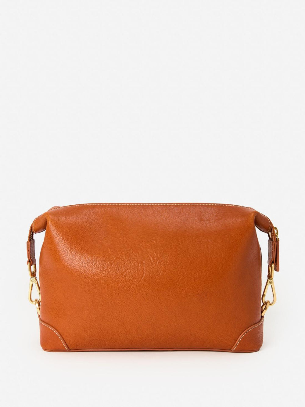 J.McLaughlin Butler Leather Dopp Kit Brown | Men Shoes & Accessories