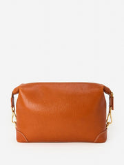 J.McLaughlin Butler Leather Dopp Kit Brown | Men Shoes & Accessories