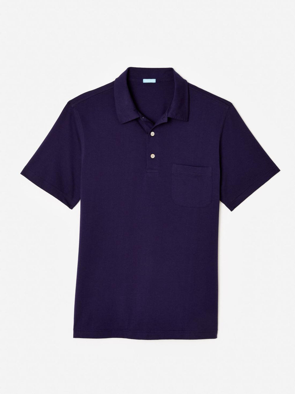 J.McLaughlin Callahan Cotton Polo Navy | Men Knits & Polos
