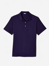 J.McLaughlin Callahan Cotton Polo Navy | Men Knits & Polos