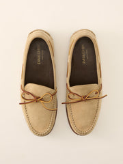 J.McLaughlin Camden Suede Mocassins Sand | Men Shoes