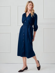 J.McLaughlin Charlotta Dress Navy | Women Dresses