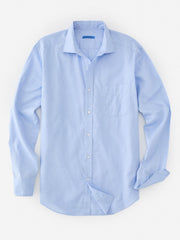 J.McLaughlin Club Classic Fit Shirt Blue | Men Shirts