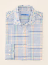 J.McLaughlin Club Classic Fit Shirt In Plaid White/green/pink | Men Shirts