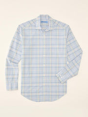 J.McLaughlin Club Classic Fit Shirt In Plaid White/green/pink | Men Shirts