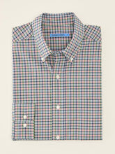 J.McLaughlin Collis Classic Fit Shirt In Plaid Green/blue/pink | Men Shirts