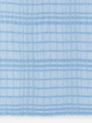 J.McLaughlin Farida Scarf In Plaid Light Denim | Women Scarves
