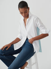 J.McLaughlin Finn Shirt In Solid Turnberry White | Women Shirts & Tops