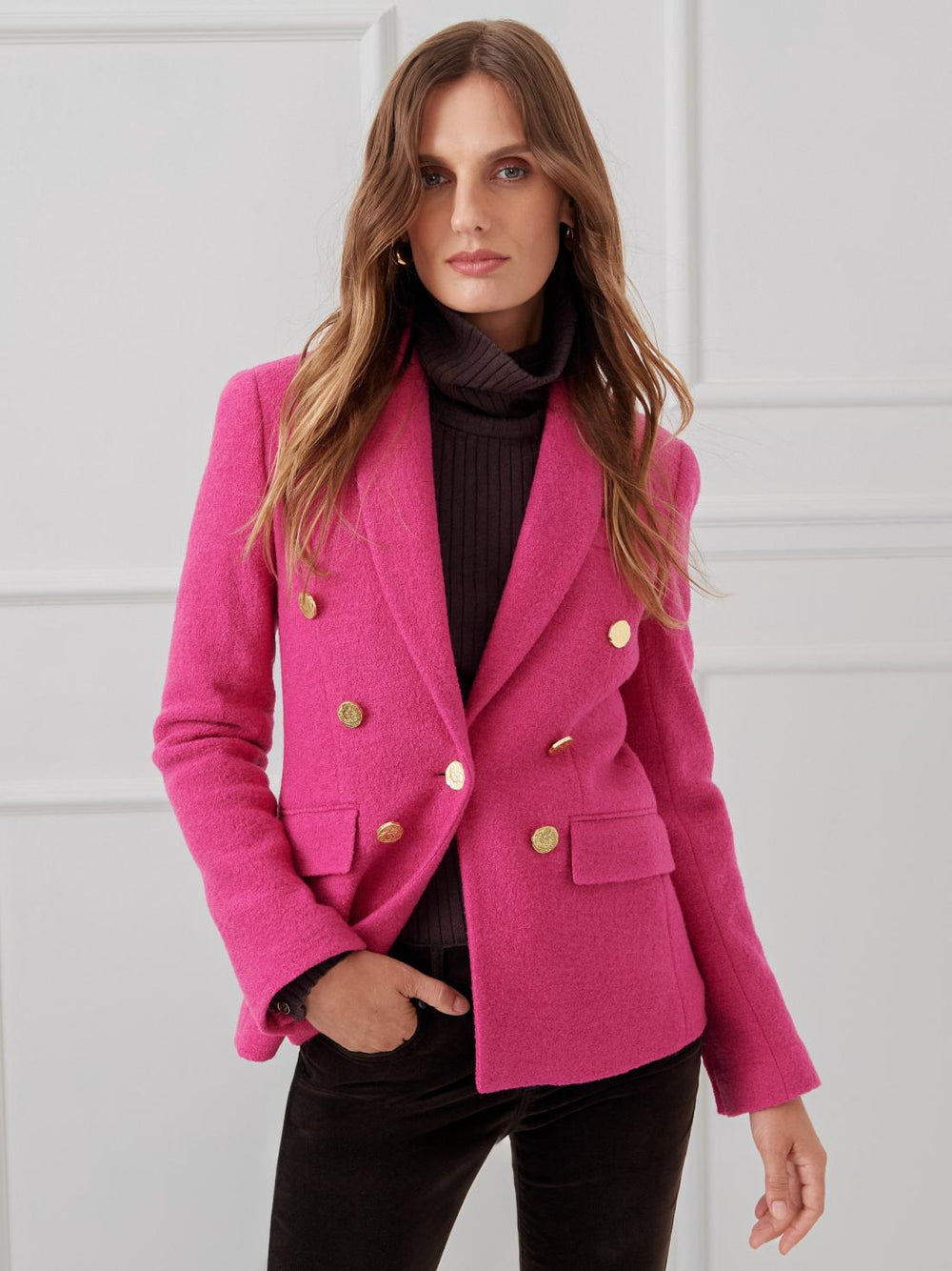 J.McLaughlin Genevieve Blazer Fuchsia | Women Jackets