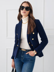 J.McLaughlin Genevieve Blazer Navy | Women Jackets