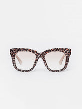 J.McLaughlin Jaden Readers In Leopard Dark Brown Leopard | Women Eyewear
