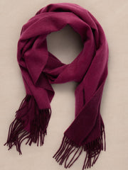 J.McLaughlin Jaipur Cashmere Scarf Merlot/light Merlot | Women Shoes & Accessories