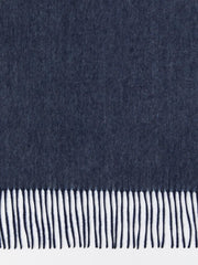 J.McLaughlin Jaipur Cashmere Scarf Navy/baby Blue | Women Shoes & Accessories