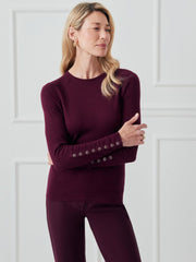 J.McLaughlin Jamey Sweater Merlot | Women Sweaters
