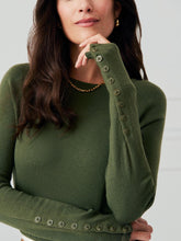 J.McLaughlin Jamey Sweater Olive Green | Women Sweaters
