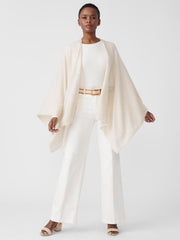 J.McLaughlin Julia Cashmere Wrap Oatmeal | Women Wraps & Ponchos