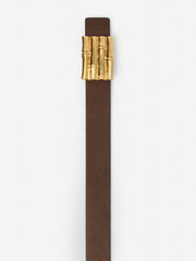 J.McLaughlin Lara Reversible Leather Belt Black/cork | Women Shoes & Accessories