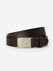 J.McLaughlin Leather Distressed Belt Brown | Men Belts