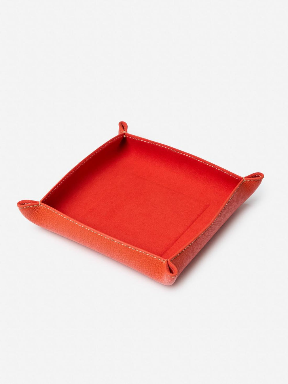J.McLaughlin Leather Trinket Tray Orange | Men Shoes & Accessories