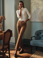 J.McLaughlin Lenni Velvet Jeans Camel | Women Pants