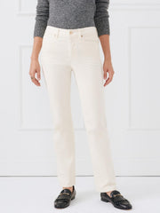 J.McLaughlin Lenni Velvet Jeans Egret White | Women Pants