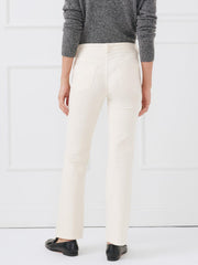 J.McLaughlin Lenni Velvet Jeans Egret White | Women Pants