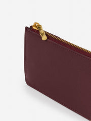 J.McLaughlin Libi Leather Card Case French Merlot | Women Shoes & Accessories