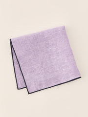 J.McLaughlin Linen Pocket Square Purple | Men Pocket Squares