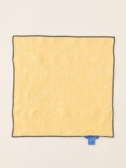 J.McLaughlin Linen Pocket Square Yellow | Men Pocket Squares