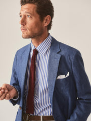 J.McLaughlin Lisbon Linen Sport Coat Heather Navy | Men Jackets & Sport Coats