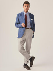 J.McLaughlin Lisbon Linen Sport Coat Heather Navy | Men Jackets & Sport Coats