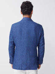 J.McLaughlin Lisbon Linen Sport Coat Heather Navy | Men Jackets & Sport Coats