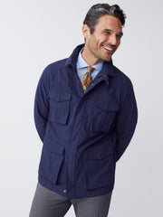 J.McLaughlin Madaket Safari Jacket Navy | Men Jackets & Sport Coats