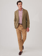 J.McLaughlin McCown Sport Coat In Houndstooth Camel/dark Brown | Men Jackets & Sport Coats