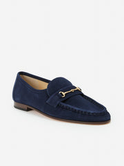 J.McLaughlin Melanie Suede Loafers Baltic Navy | Women Shoes & Accessories