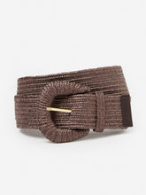 J.McLaughlin Mildred Raffia Belt Brown | Women Belts