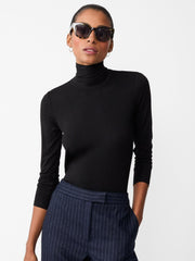 J.McLaughlin Nadia Turtleneck Black | Women Shirts & Tops