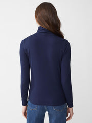 J.McLaughlin Nadia Turtleneck Navy | Women Shirts & Tops