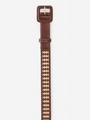 J.McLaughlin Nelly Belt Dark Brown/natural | Women Belts