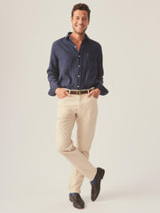 J.McLaughlin Parker 5-Pocket Straight Pants Sand | Men Pants