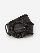 J.McLaughlin Popie Grasscloth Belt Black | Women Belts