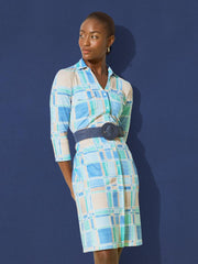 J.McLaughlin Popie Grasscloth Belt Navy | Women Belts