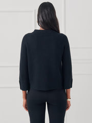 J.McLaughlin Prima Cardigan Black | Women Sweaters