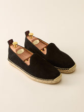 J.McLaughlin Rafe Suede Espadrilles Black | Men Shoes