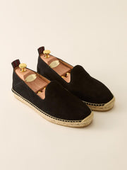 J.McLaughlin Rafe Suede Espadrilles Black | Men Shoes