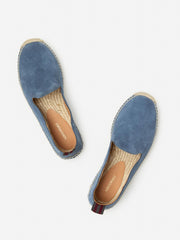 J.McLaughlin Rafe Suede Espadrilles Denim | Men Shoes & Accessories